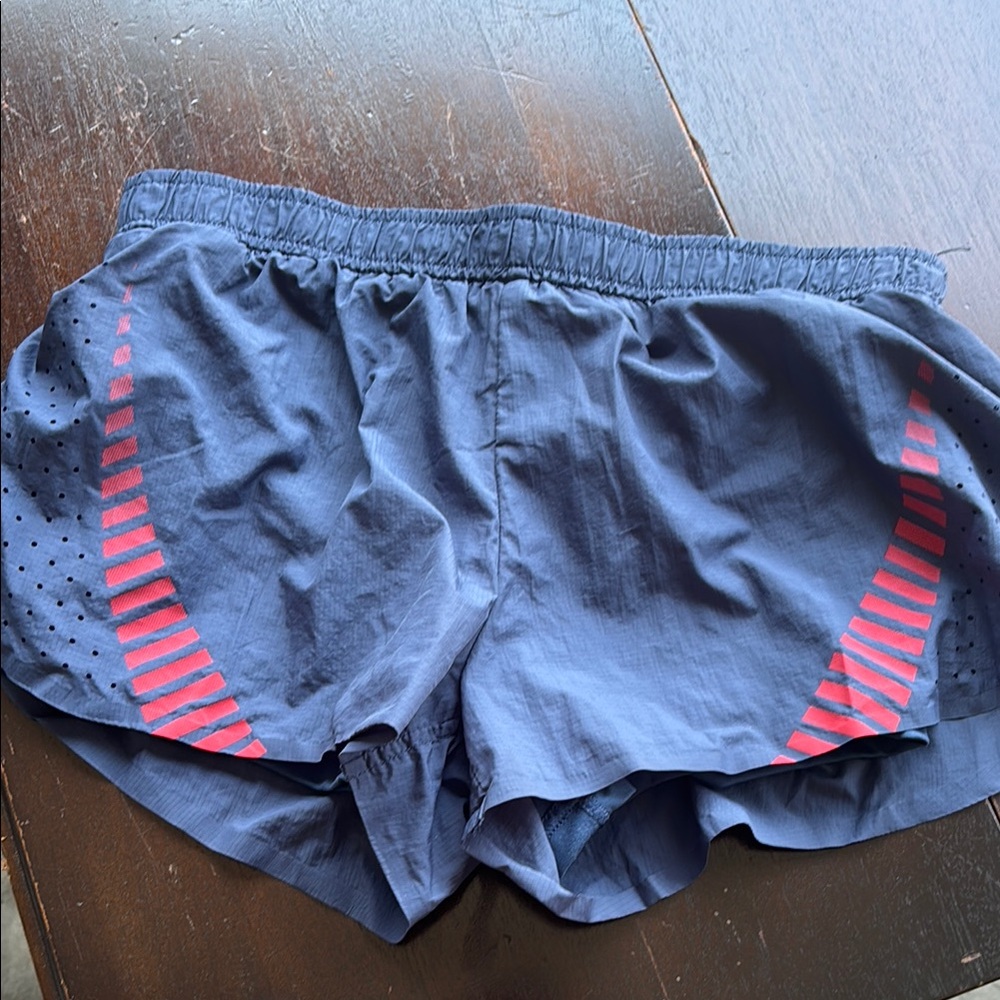 Helly Hansen Blue and Red Athletic Shorts Lightweight Performance